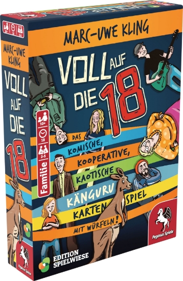 Bild von Voll auf die 18 – Das Känguru-Kartenspiel (Edition Spielwiese)