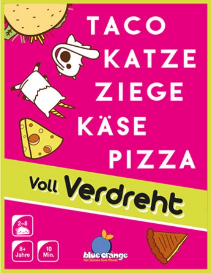Bild von Taco Katze Ziege Käse Pizza: Voll Verdreht Erweiterung (Blue Orange)