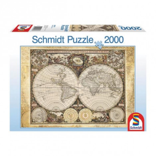 Bild von Historische Weltkarte 2000 Teile