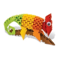 Bild von Origami 3D Chamäleon 265 Teile (Creagami)