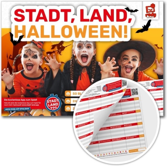 Bild von STADT, LAND, HALLOWEEN (Rudy Games)
