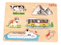 Bild von Puzzle Schweiz 6-teilig mit Griffli