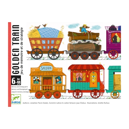 Bild von Kartenspiel Golden Train (Djeco)