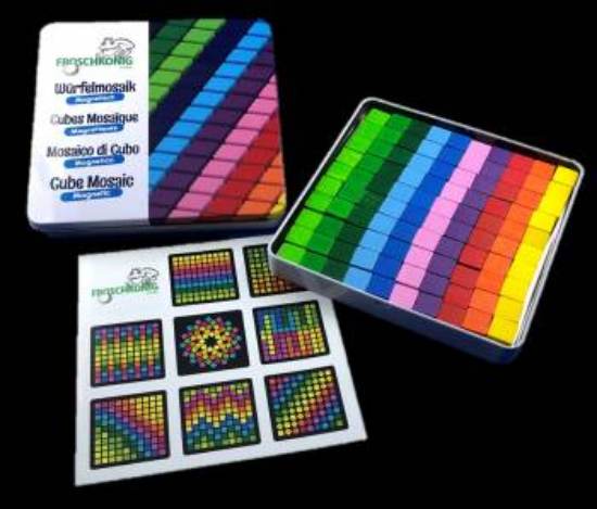 Bild von Würfelmosaik magnetisch