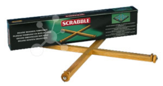 Bild von Scrabble - Deluxe Drehteller aus Holz