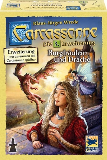 Bild von Carcassonne - Burgfräulein und Drache 3. Erw.