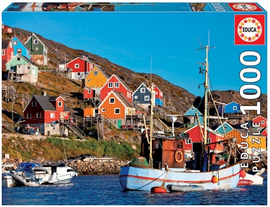 Bild von Educa Puzzle 17745 - Nordic Houses (1000 Teile)