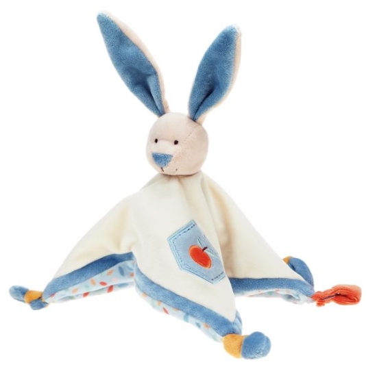 Bild von Idis Schmusetuch Hase Baby Luna blau/ Nuscheli