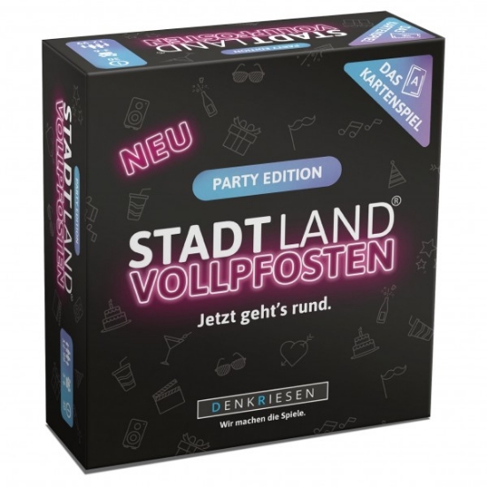 Bild von STADT LAND VOLLPFOSTEN: Das Kartenspiel – Party Edition