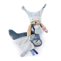 Bild von Schlenker-Bär mit Schmusetuch Tag&Nacht, blau 35cm
