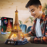 Bild von 3D Puzzle Eiffelturm LED 51 Teile