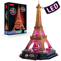 Bild von 3D Puzzle Eiffelturm LED 51 Teile