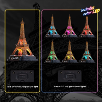 Bild von 3D Puzzle Eiffelturm LED 51 Teile