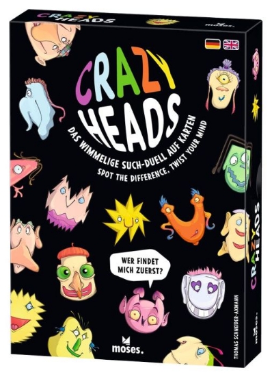 Bild von Crazy Heads - Das wimmelige Such-Duell auf Karten
